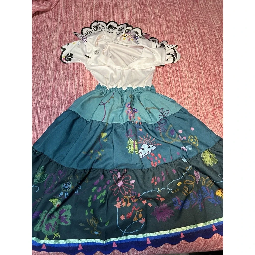 Spirit Of Halloween Disney Encanto Mirabel Costume Dress Child Md (8-10) - Picture 15 of 16